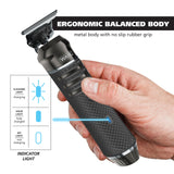 Wahl Pro Series High Visibility Trimmer, Cuchilla de Corte Cercano, Ion-Litio, Cortabarba totalmente lavable, Kit de Aseo, Cabezales Intercambiables, Profesional, Sin Cable, Corte Cercano