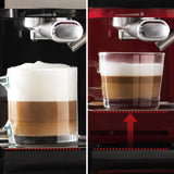 Breville Prima Latte II Espresso | Cafetera para latte y capuchino | Bomba profesional de 15 bares y espumador | Rojo [VCF109X]