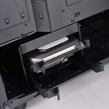 Silverstone SST-PS14B-E - Caja de Torre ATX de Precision, Panel Lateral de Vidrio Templado Ahumado, Negro