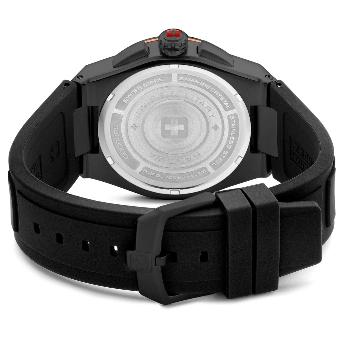 Swiss Military by Chrono Reloj Analógico para Hombres de Cuarzo con Correa en Silicona SMWGO0000941