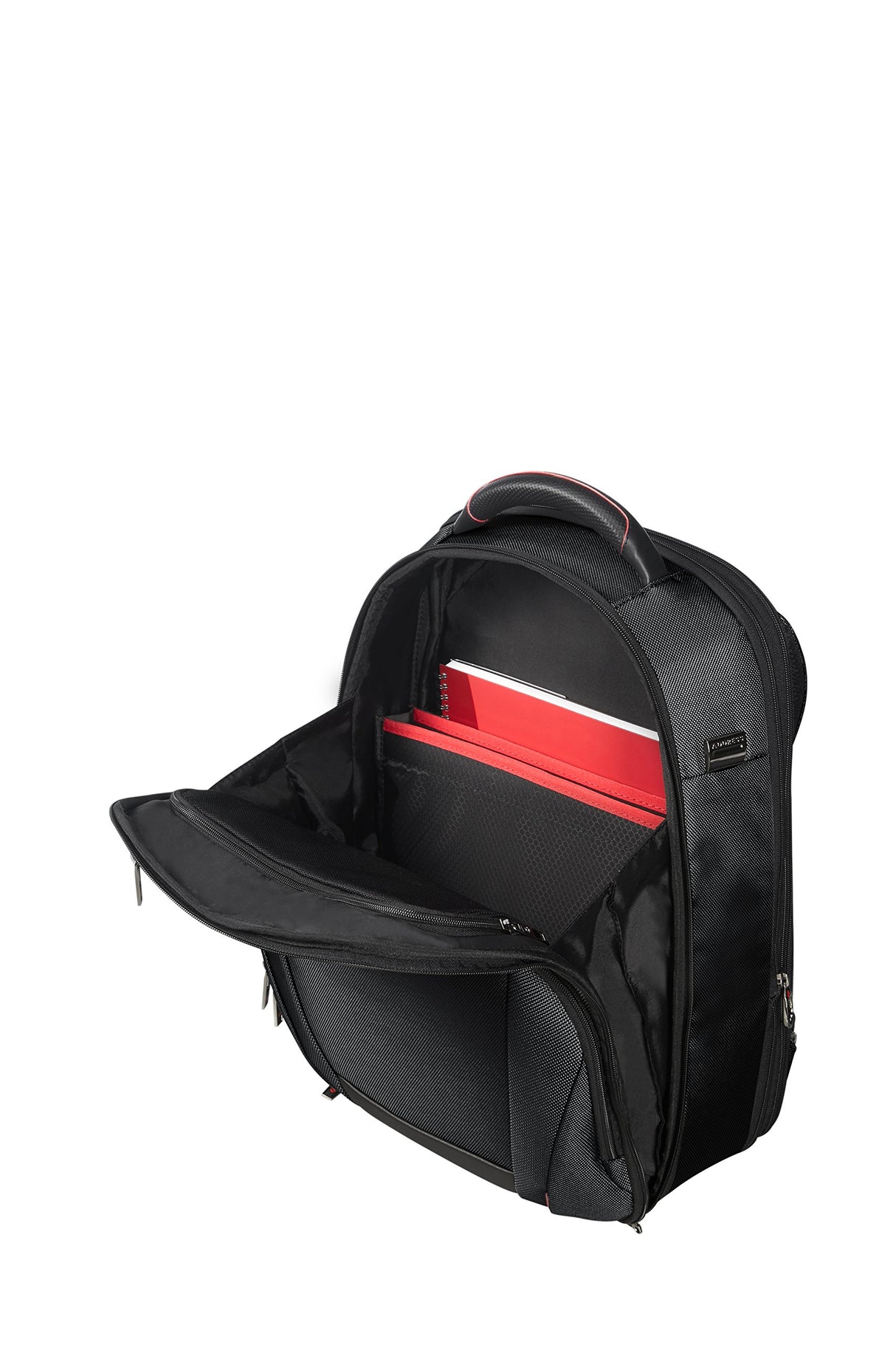 Samsonite Pro -DLX 5-15.6 pulgadas de mochila para laptop expandible, 44.5 cm, 21/26 L, negro (negro)