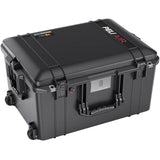 PELI 1607 Air Maleta Protectora Ligera para Equipos de Foto y vídeo Profesionales, estanca e Impermeable al Polvo, 63L de Capacidad, Fabricada en EE.UU., sin Espuma, Color Negro