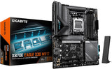 GIGABYTE X870E Eagle X3D WIFI7 Motherboard - Supports AMD Ryzen 9000 CPUs, 14+2+2 Phase Digital VRM, Up to 9000Hz DDR5 (OC), 1× PCIe 5.0 + 3× PCIe 4.0, Wi-Fi 7, LAN 5GbE, USB 4