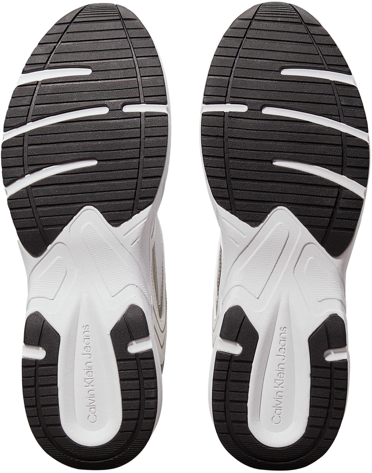 Calvin Klein Runner Sneaker Hombre Retro Tennis Mesh Calzado Deportivo, Blanco (Bright White/Black), 40