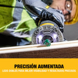 DEWALT Fresadora compacta XR 18V, motor sin escobillas, 1/4'' (8 mm), No incluye batería ni cargador, DCW604NT-XJ
