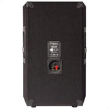 Ibiza - DISCO15B - Altavoz trapezoidal pasivo de 3 vías con controlador de graves de 15"/38cm - 700W - Negro