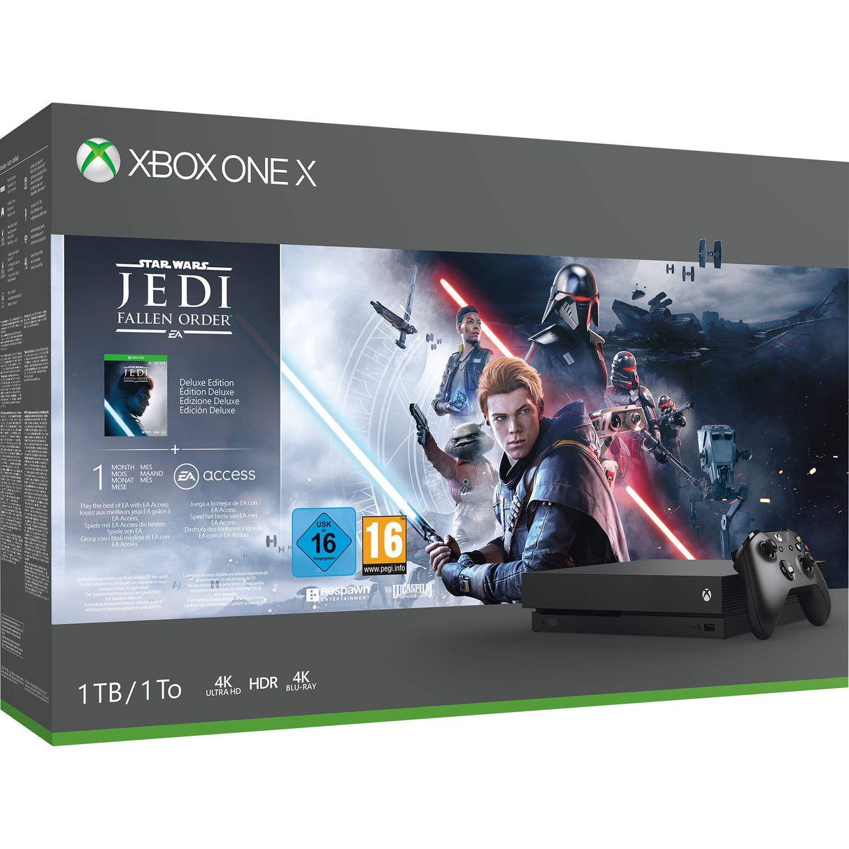 Xbox One X 1TB Console - Star Wars Jedi: Fallen Order Bundle - Xbox One [Importación inglesa]