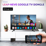 STRONG Leap-Neve Stick De Streaming Google TV 4K UHD con Puerto Ethernet, 2GB RAM + 16GB Almacenamiento, Wi-Fi 6, Android 12, Chromecast Integrado, Asistente De Google, Dolby Atmos Y Dolby Vision