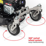 NAX POWER PRODUCTS 2000S Briggs & Stratton Serie 625EXi 150 cm3 ReadyStart Ancho de Corte 46 cm Cesta 60l Ruedas giratorias Delanteras cortacésped a Gasolina con propulsión, nax2000s 625exi 46 cm