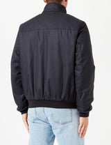 Geox M VINCIT, chaqueta de los hombres, ASPHALT/BLACK,