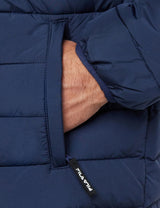 FILA Chaqueta acolchada ligera Butzbach para hombre, Black Iris., XL