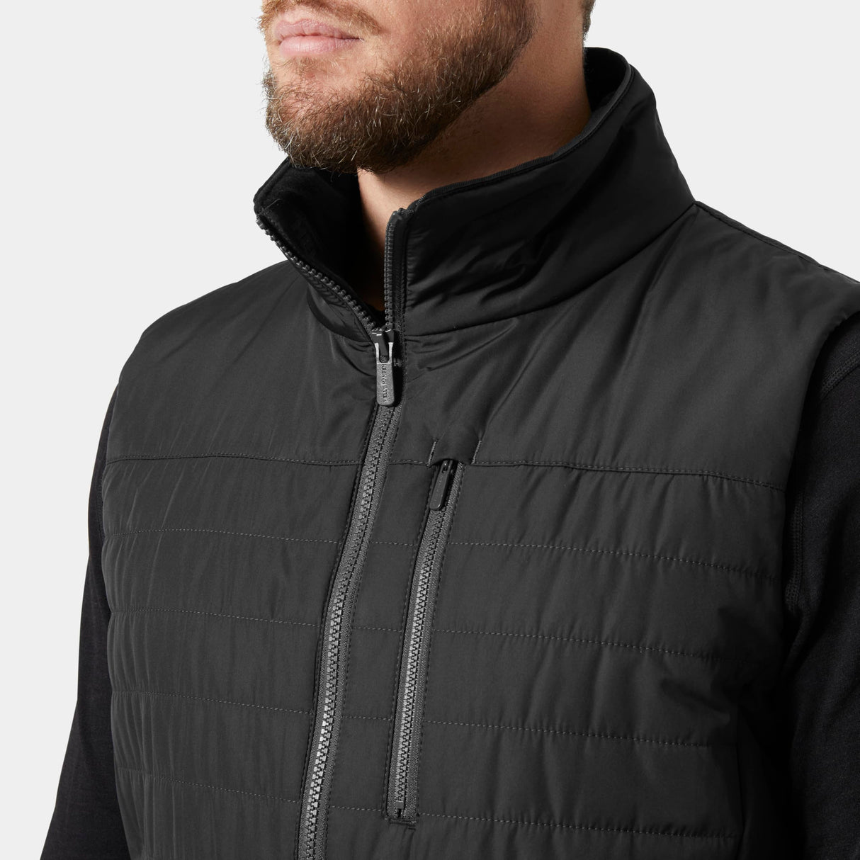 Helly Hansen Hombres Chaleco aislante Crew 2.0, Ébano, 2XL