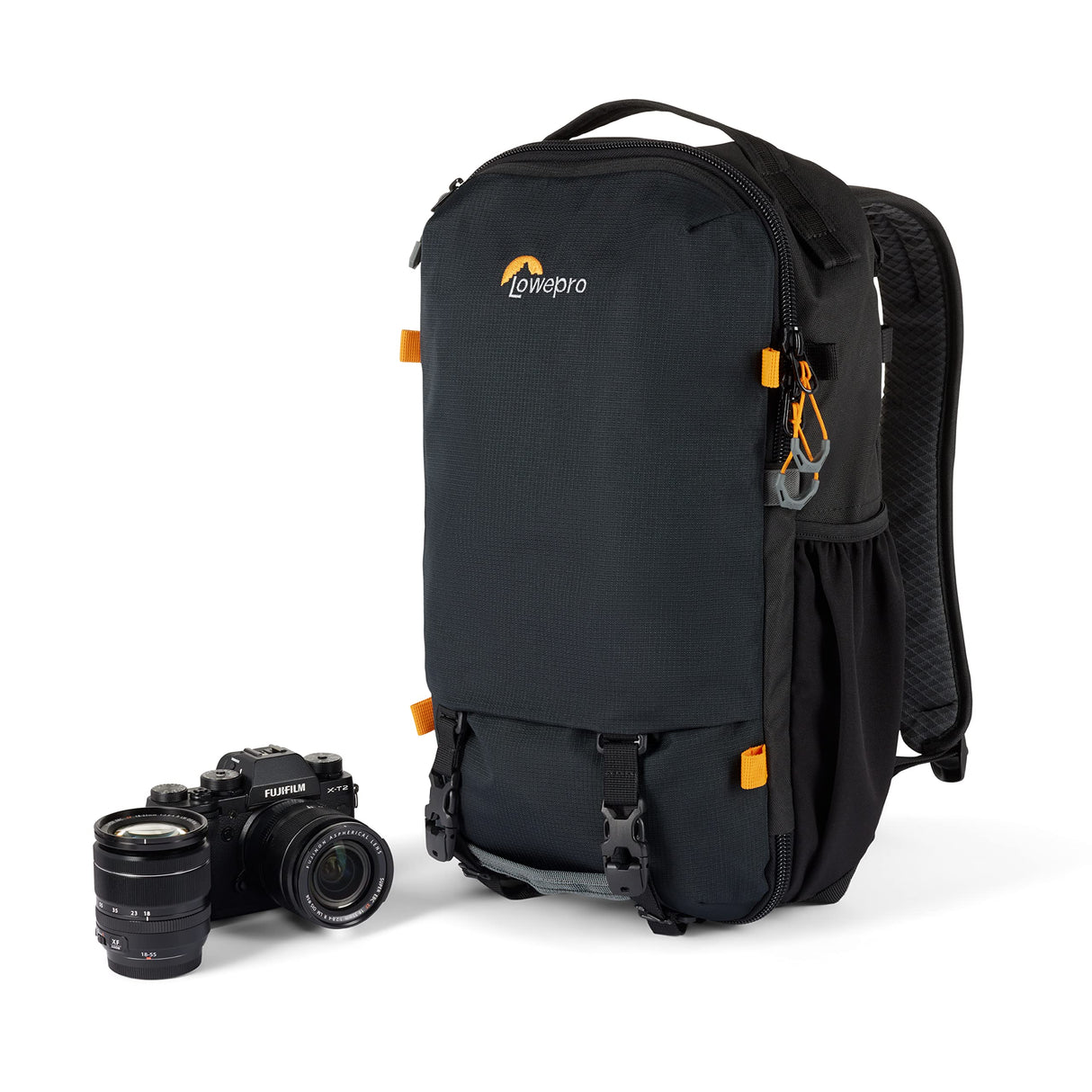 Lowepro Trekker Lite BP 150, Mochila para Cámara, con Inserto Extraíble, con Sistema de Correas para Accesorios, Negro, para Cámara Sin Espejo, Compatible con Sony Alpha 6000, Negro