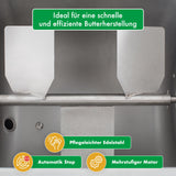 Milky Mantequera FJ10 – Mantequilla eléctrica de alta calidad – Centrifugador de mantequilla para nata – Mantequilla eléctrica con niveles de velocidad ajustables