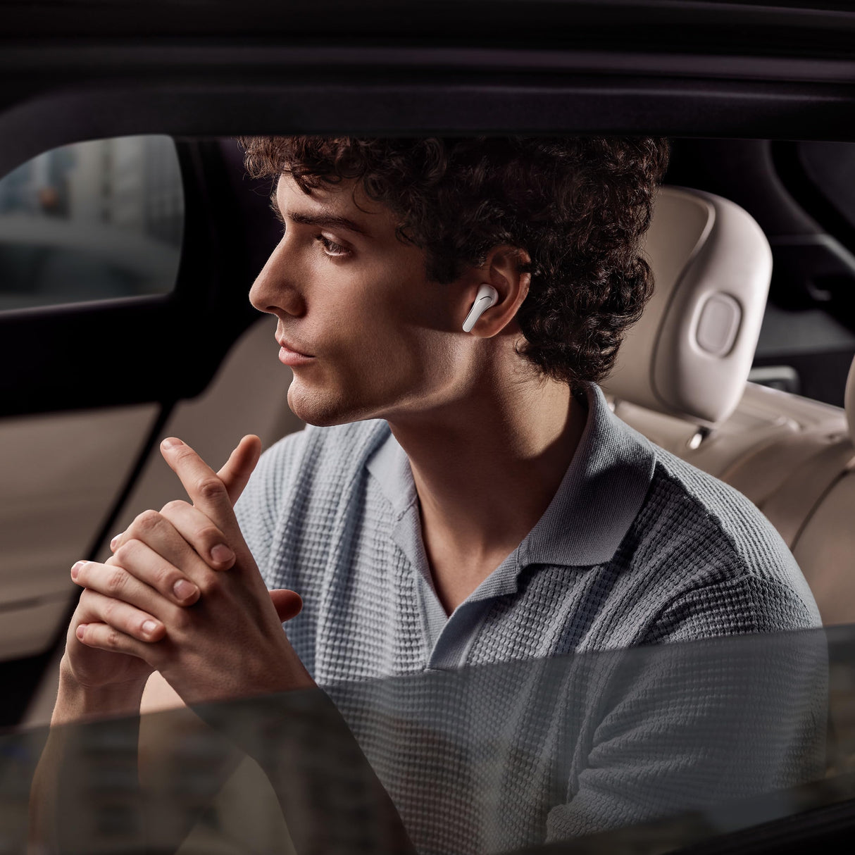 XIAOMI Buds 5 – Auriculares inalámbricos, cancelación Activa de Ruido, Harman Audio EFX, Hi-Res, diseño ergonómico, hasta 30 Horas de batería, Blanco (Versión ES)