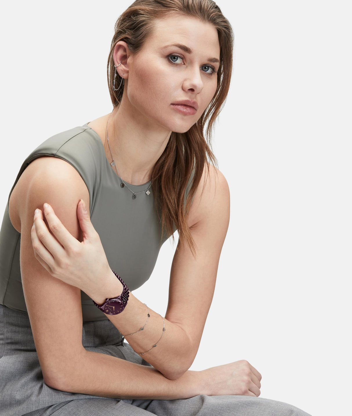 Liebeskind Reloj Analógico para Mujeres de Cuarzo con Correa en Acero Inoxidable LT-0422-MQ