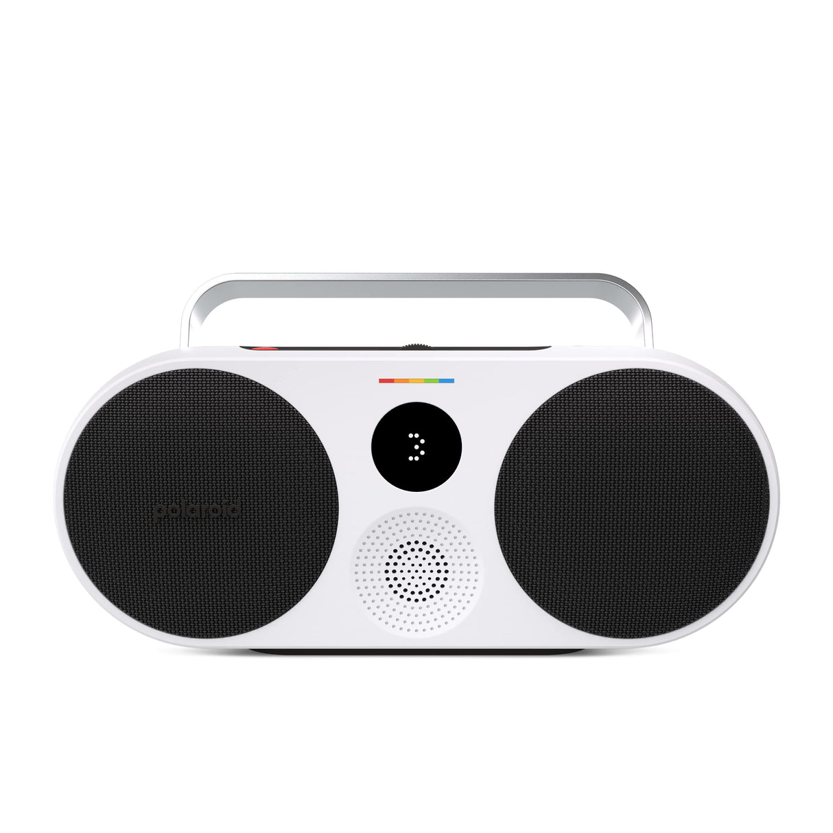 Polaroid P3 – Altavoz Bluetooth inalámbrico Retro-Futuristic Recargable con emparejamiento estéreo Dual - Negro