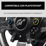 FANATEC CSL Elite Volante de Carreras, Base y Pedales Licencia Oficial Gran Turismo DD Pro Playstation – Volante Polyphony Digital, FluxBarrier Direct Drive, Juego de dos Pedales para PC, PS5, PS4