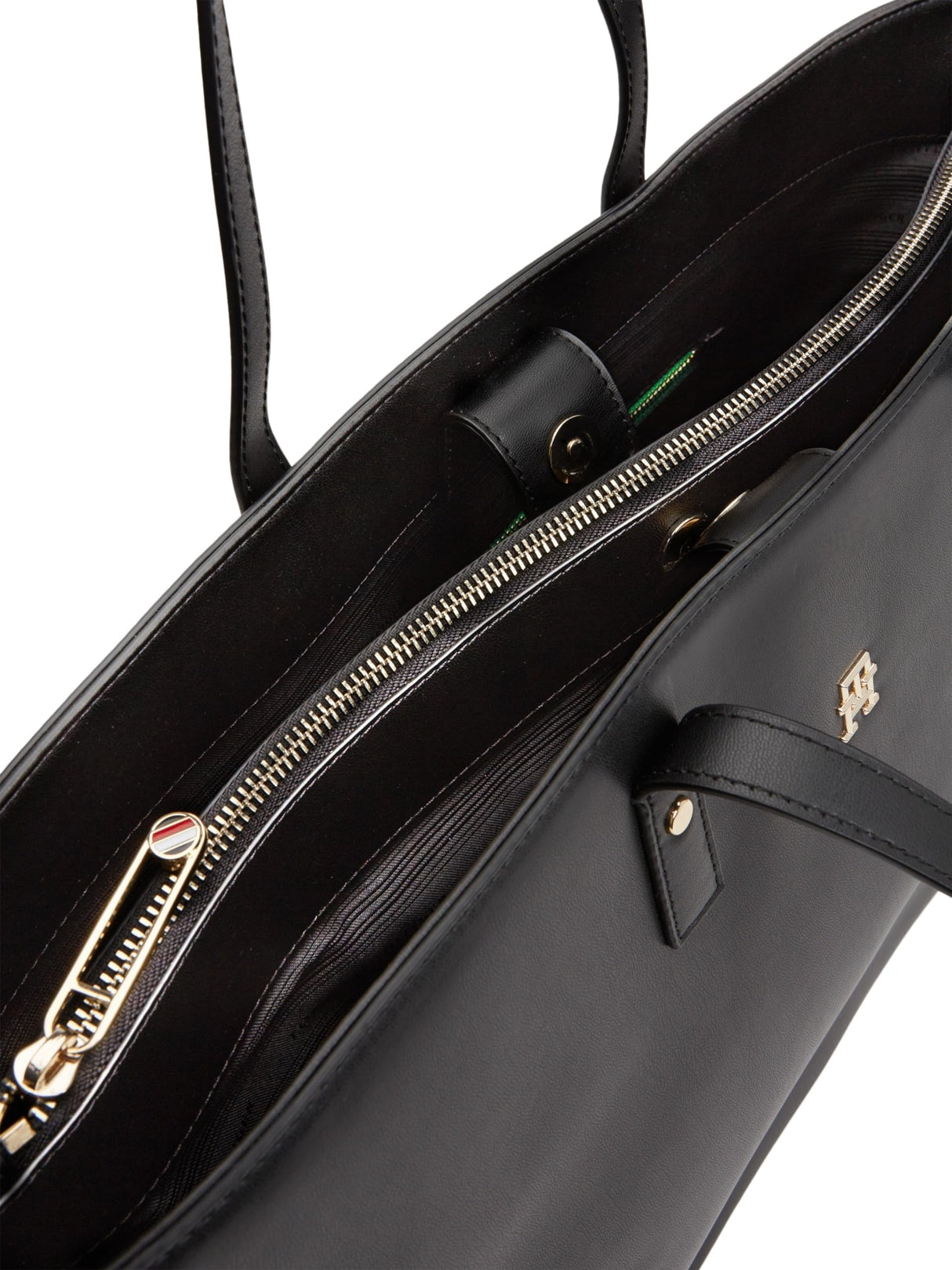 Tommy Hilfiger Bolso tote Mujer grande, Negro (Black), Talla Única
