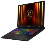MSI Crosshair A17 HX, Gaming Laptop 17" QHD+ 240Hz Display, AMD Ryzen 9 8940HX, NVIDIA GeForce RTX 5070, 32 GB RAM, 1 TB SSD, Windows 11 Home, Teclado QWERTZ, Cosmos Gris, D8WGKG-010