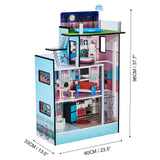 Teamson Kids LOL Estilo Barcelona Dolls House Casa de muñecas, Color Azul (TD-13111D)