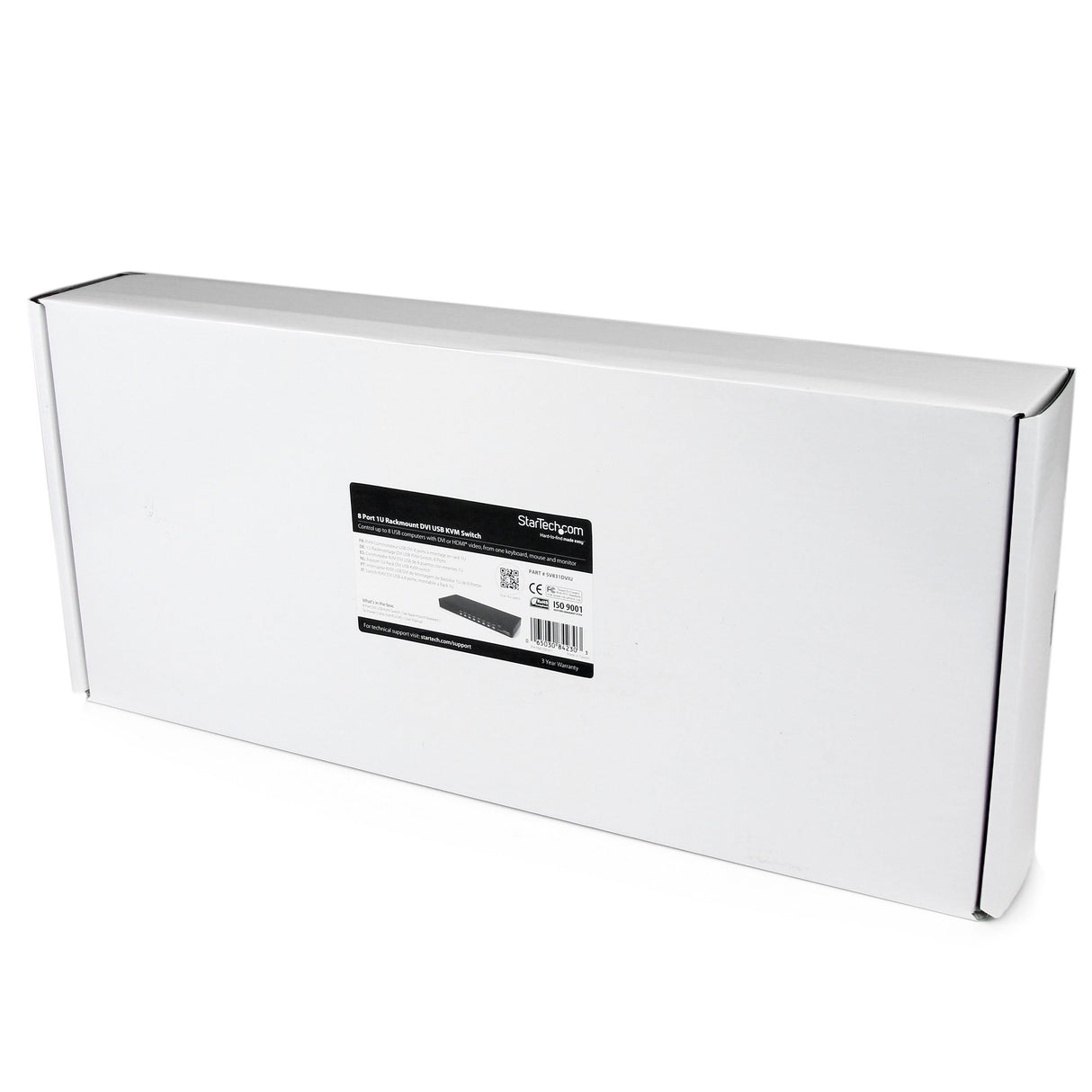 StarTech Switch KVM DVI USB 8 Puertos para Rack 1U, hasta 1920x1200