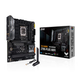 ASUS TUF GAMING Z790-PLUS WIFI 6E - Placa base Intel Z790 LGA 1700 ATX (PCIe 5.0, cuatro M.2, 16+1 DrMOS, DDR5, 2.5Gb Ethernet, USB 3.2 Gen 2x2 Tipo C, Thunderbolt (USB4), Aura Sync, AEMP II)