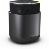 Pure DiscovR Altavoces Bluetooth con Alexa Incorporado, Multiroom, Carga rápida, Sonido de 360 Grados, 15 Horas de duración de la batería, Radio por Internet y privacidad Mejorada Grafito/Negro