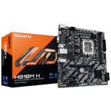 GIGABYTE H810M H Placa Base - Procesadores Intel Core Ultra (Serie 2), VRM de 4+1+2 Fases, hasta 6400 MHz DDR5, 1xPCIe 4.0 M.2, LAN 1GbE, USB 3.2 Gen 1
