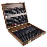 DERWENT Lápices de Colores Derwent Studio para Dibujar y Colorear, Set de 48 en Caja de Madera de Regalo, Ideal para Ilustrar y Detallar, Calidad Profesional, 0700822