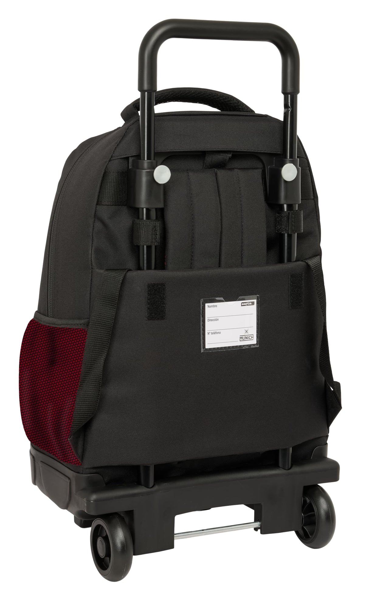 Safta Munich Vulcan - Mochila Grande con Ruedas, Compacta, Extraíble, Ideal para Niños de Diferentes Edades, Cómoda y Versátil, Calidad y Resistencia, 33x22x45 cm