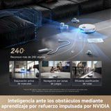 Dreame Aqua10 Ultra Roller Complete, Robot Aspirador, Autolimpieza del Rodillo, Supera Obstáculos de 8 cm, Vaciado Automático, 30.000 Pa de succión, Control Inteligente por Voz