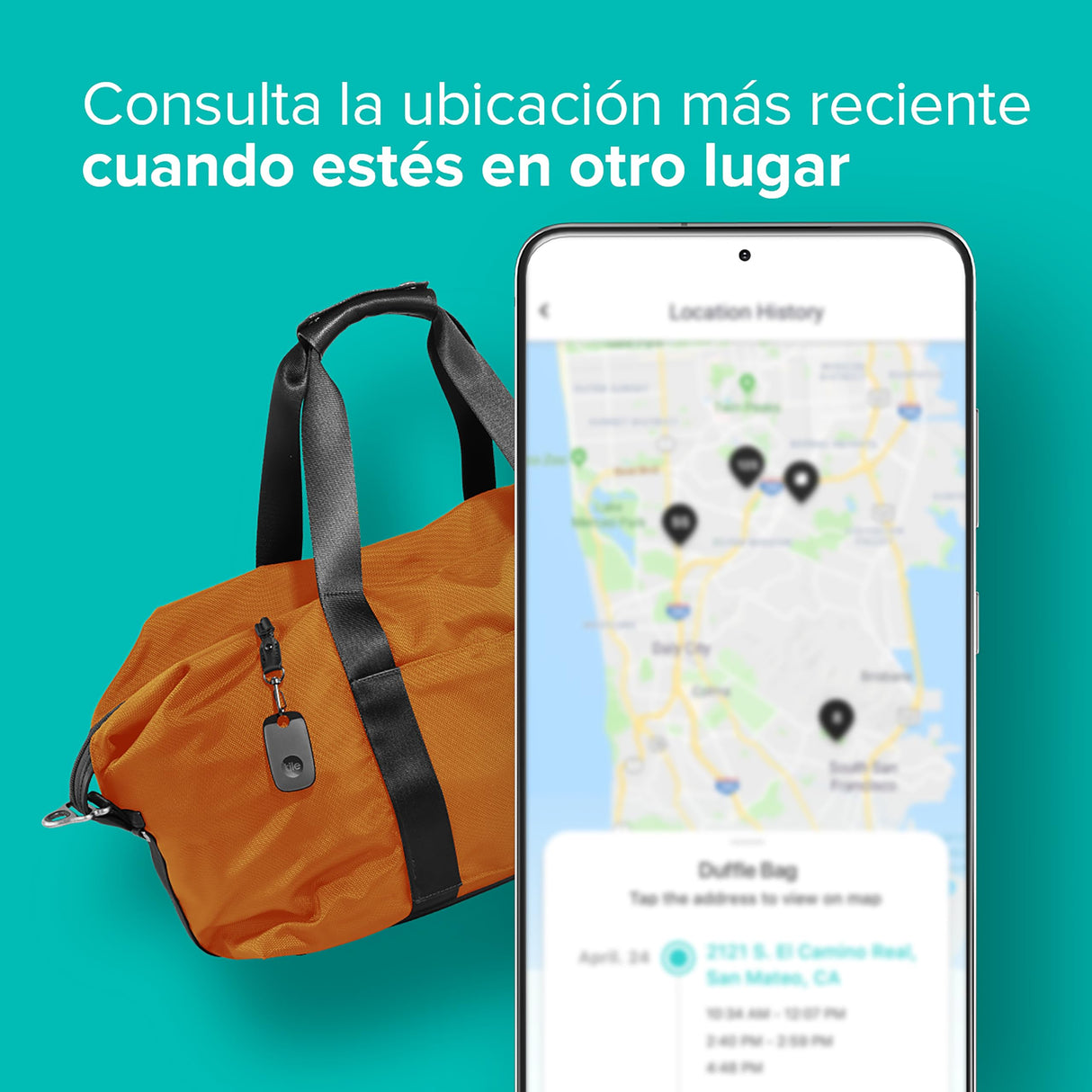 Tile Pro (2022) Pack de 4, Negro/Blanco