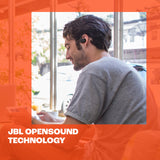 JBL Auriculares inalámbricos de conducción de aire Soundgear Sense, con tecnología Bluetooth y JBL OpenSound, sonido dinámico, resistencia al sudor IP54 y hasta 24 horas de reproducción, negro