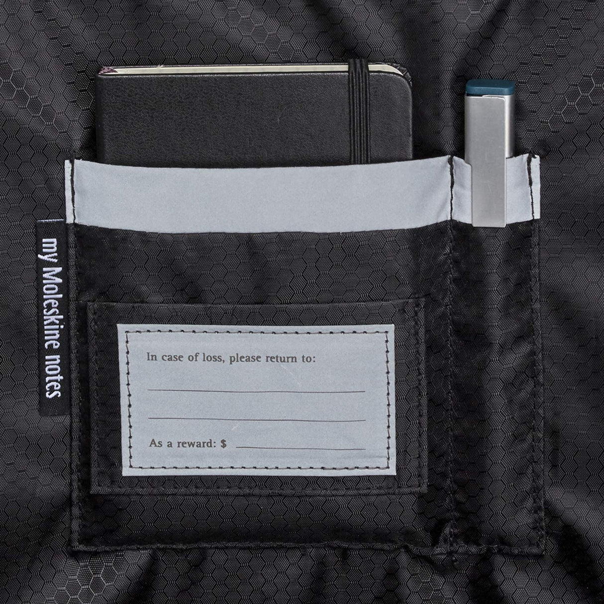 Moleskine - Cartera para dispositivos electrónicos, para ordenador portátil, notebook, iPad y tablet hasta 13'', impermeable, tamaño 35 x 26 x 4 cm, negro