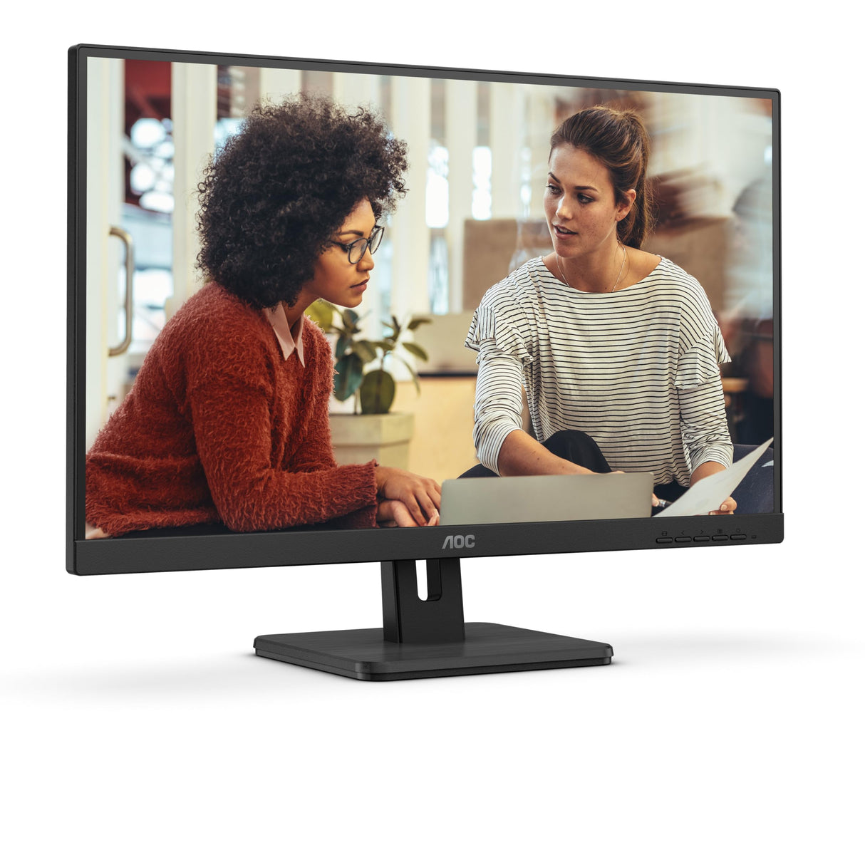 AOC 24E3UM - Monitor FHD de 24 pulgadas, 75 Hz, VA, altavoces, USB HUb, FlickerFree, Adaptive Sync (1920 x 1080 250 cd/m HDMI 1.4 / DP 1.4 / USB 3.2)
