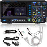 PeakTech 1404 Osciloscopio Digital de 2 Canales con Interfaz USB - 100 MHz, 1GS/s, Software para PC, Negro [3 Años de Garantía]