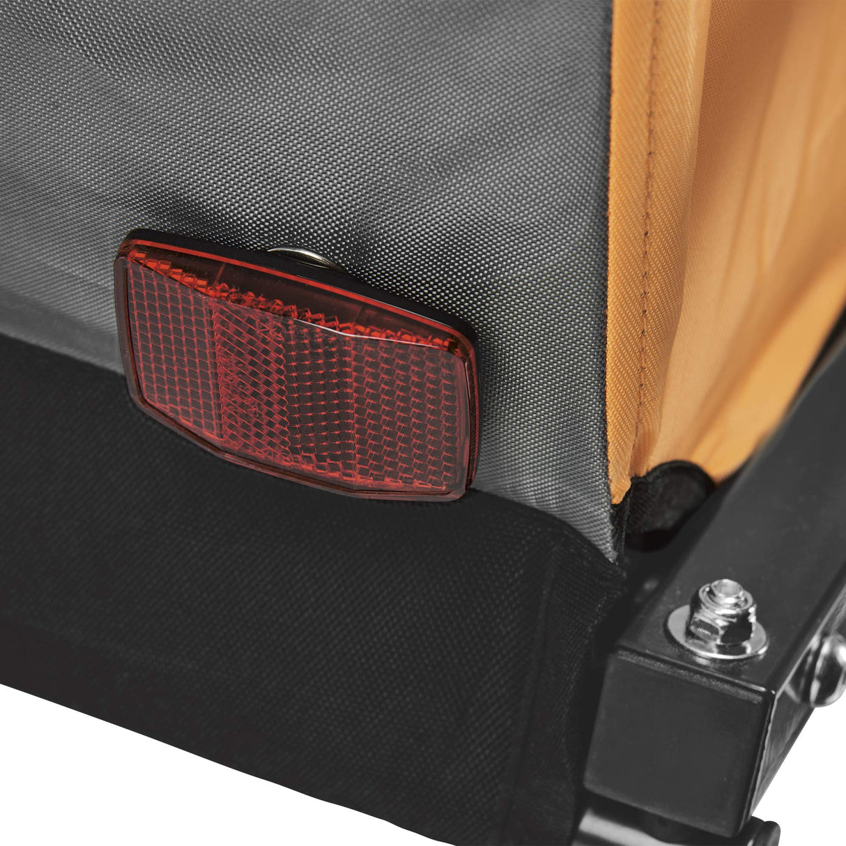 Carriola y remolque de bicicleta Allen Sports Hi-Viz para dos niños, anaranjado, modelo ES2-O