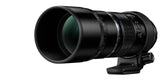 Objetivo Olympus M.Zuiko Digital ED 300 mm F4.0 Pro, teleobjetivo, Adecuado para Todas Las cámaras MFT (Modelos Olympus OM-D & Pen, Serie G de Panasonic), Negro