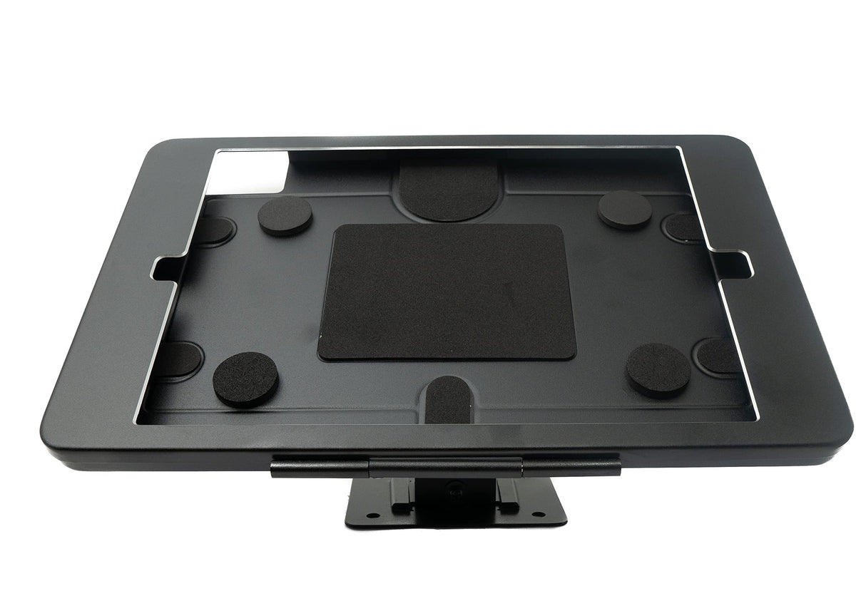 System-S Soporte de Pared con Cerradura 360° para iPad 7, 8, 9 y 10,2 Pulgadas (2019, 2020, 2021), Color Negro