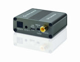 Oehlbach 6064 - Conversor Digital-analógico (Micro USB, 5 V), Color Negro