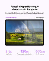 HUAWEI MatePad 11.5 2025 Tablet, Pantalla PaperMatte de 2,5K y 120 Hz Que Comodidad Visual, 8+256GB, Batería de 10 100 mAh, Supercharge de 40 W, Altavoces Cuádruples, M-Pencil