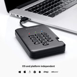 iStorage diskAshur PRO2 SSD 2TB | Disco Duro de Estado Sólido | FIPS Nivel 2 | Resistente al Polvo/Agua | Cifrado Hardware. IS-DAP2-256-SSD-2000-C-G