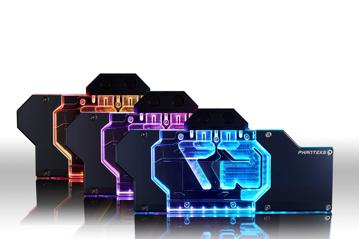 PHANTEKS PH-GB2080TiFE_BK01 Glacier G2080Ti Founders Edition Full Water Block RGB Tarjeta de vídeo – Negro