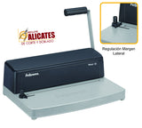 Fellowes Encuadernadora manual de espiral metálico, Uso Ocasional, Color Blanco, Unico