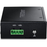 TRENDnet, TI-PG50, Conmutador Gigabit Industrial no administrado Reforzado de 5 Puertos, 10/100/1000 Mbps, conmutador DIN-Rail, 4 Puertos Gigabit PoE+, 1 Puerto Gigabit