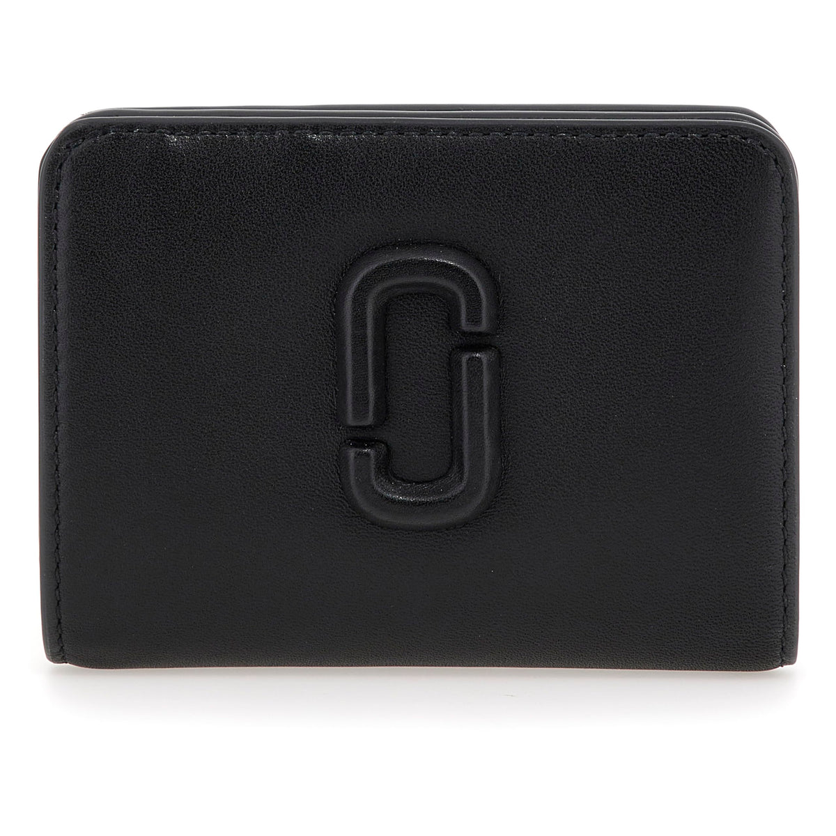 MARC JACOBS The Mini Compact Wallet, Mujer, Negro, One Size