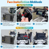 Carpuride W502B - Pantalla GPS 5 Pulgadas para Moto BMW R1200GS/R1250GS/S1000XR, CarPlay y Android Auto Inalámbrico, Pantalla Táctil Impermeable, Bluetooth Dual, Navegación Portátil para Moto