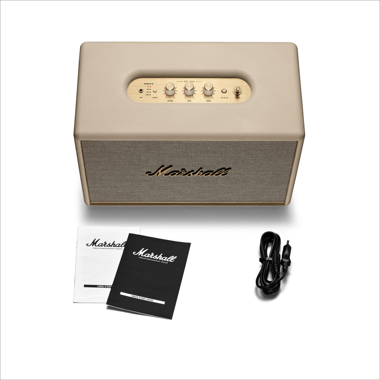 Marshall Woburn III Altavoz Bluetooth - Crema