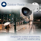 TRENDnet, TV-IP1514PI, Cámara de Red Tipo Bala H.265 PoE de 5 MP para Interiores/Exteriores, clasificación IP66, visión Nocturna por Infrarrojos de hasta 30 m (98 pies)